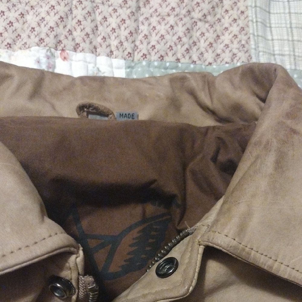 vintage U2 Wear Me Out leather bomber flight jacket. - Picture 8 of 16